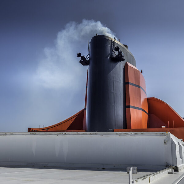 Schornstein der Queen Mary 2